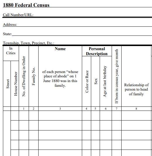 Free Research Forms