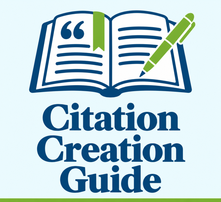 Citations: A Guide to Creating Proper Source Citations