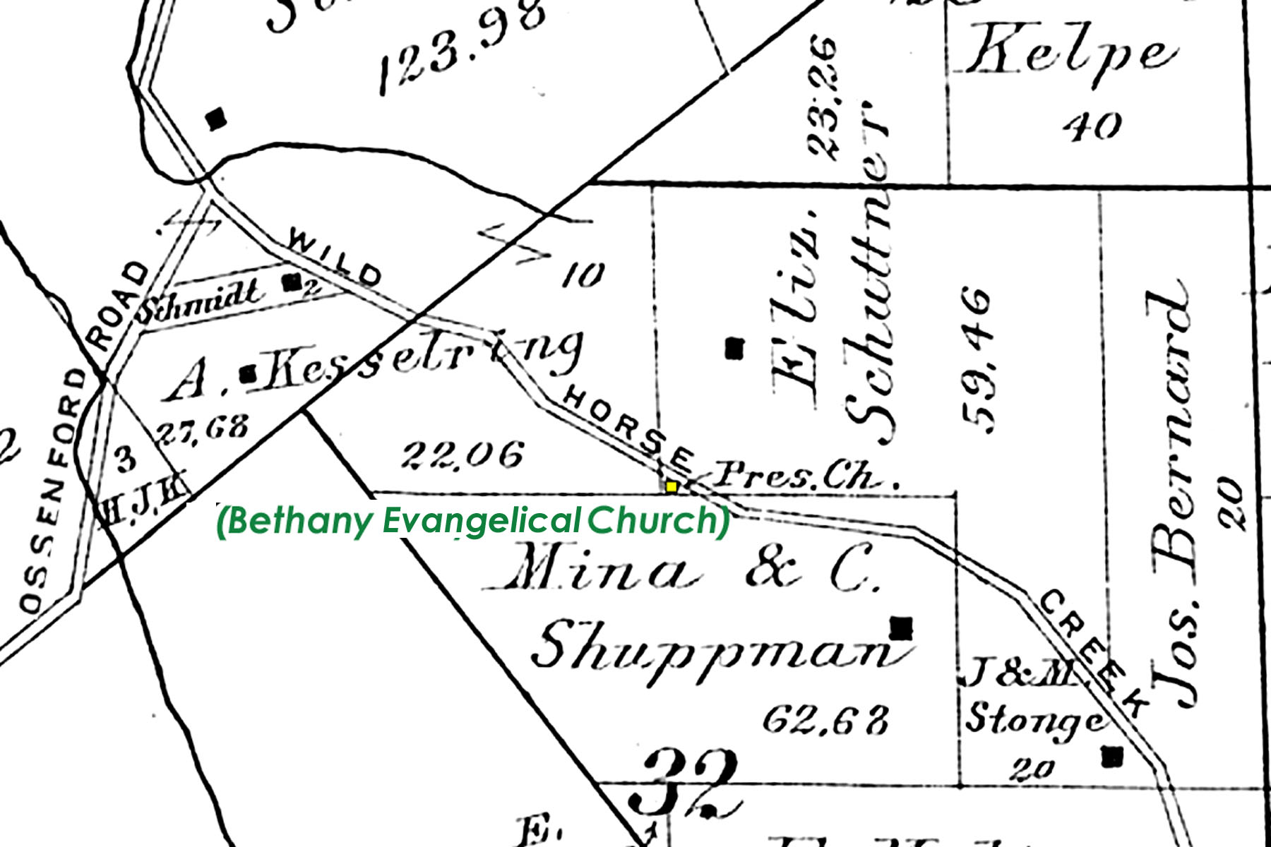 Bethany Evangelical Wildwood location map