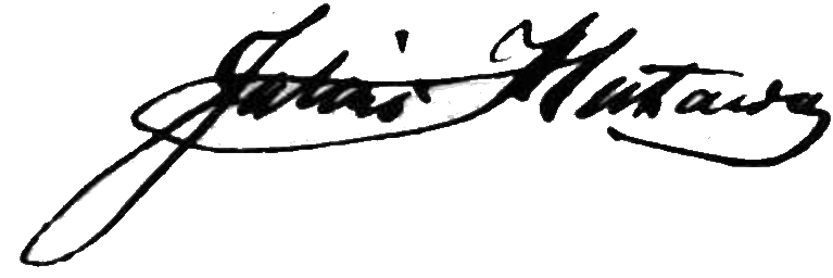 Julius Hutawa signature